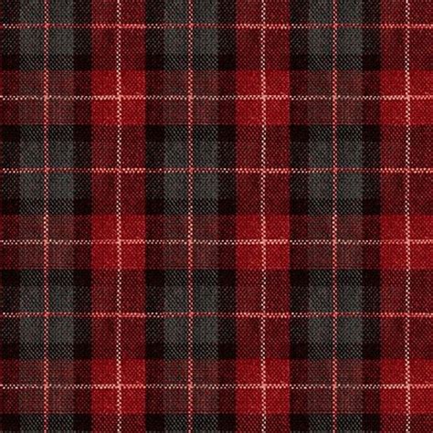 Red Plaid Fabric - Etsy