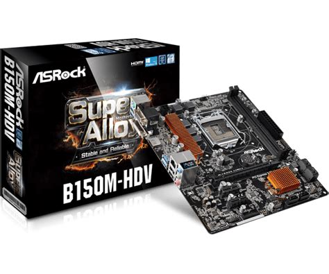 ASRock > B150M-HDV
