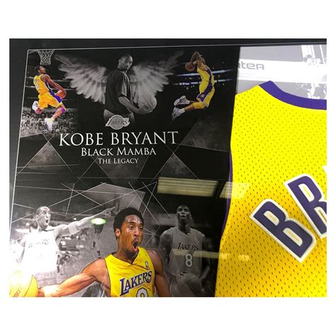 Kobe Bryant Signed La Lakers Jersey The Legacy Display Elite Exclusives