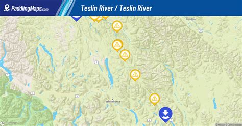 Teslin River Teslin River Yukon Trip Paddlingmaps