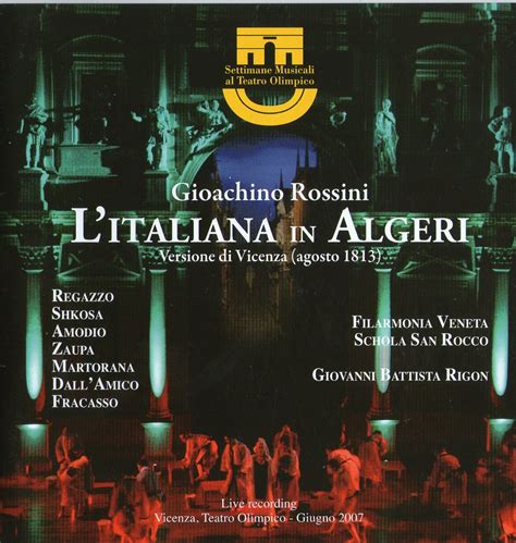 Opera y más Rossini L Italiana in ALgeri