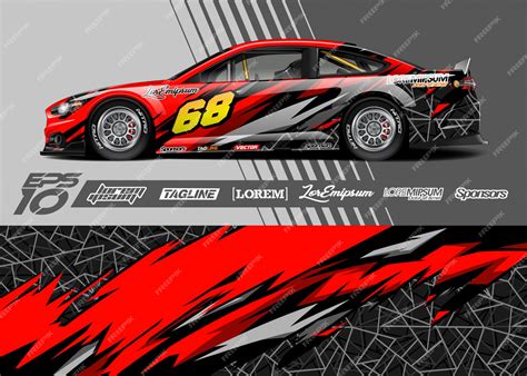 Race Car Graphics Design Templates