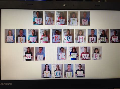 Happy Retirement Frame Happy Retirement Frame Photo Wall