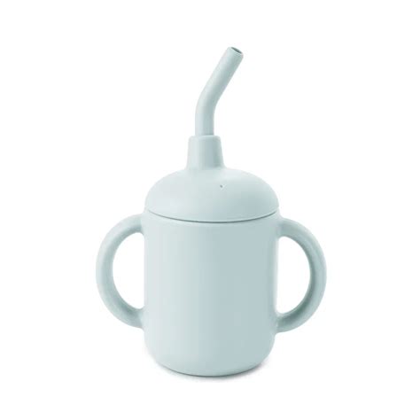 Happy Baby поильник силиконовый 120 мл с ручками и трубочкой, light ...