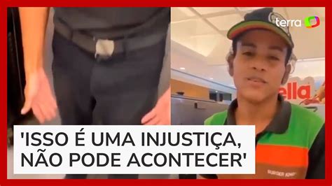 Funcion Rio Do Burger King Diz Ter Urinado Na Roupa Por N O Poder