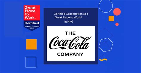 Coca Cola Hong Kong Certified As A Great Place To Work® Media