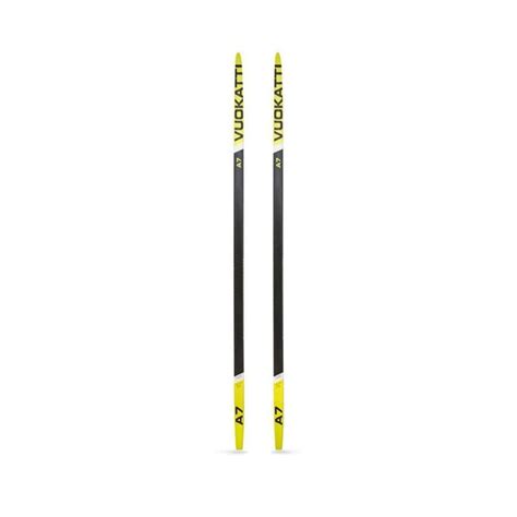 Лыжи 160 VUOKATTI с насечками степ Black/Yellow купить на OZON по ...