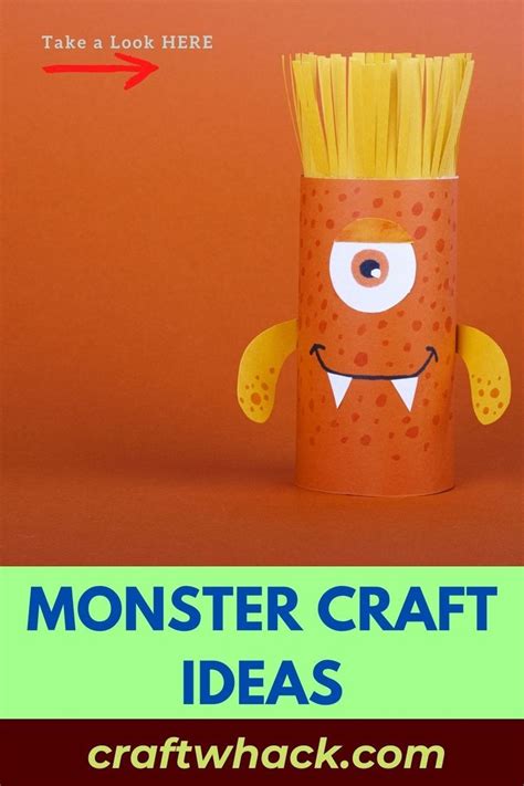 Creative Monster Crafts for Endless Creativity · Craftwhack | Fun fall ...