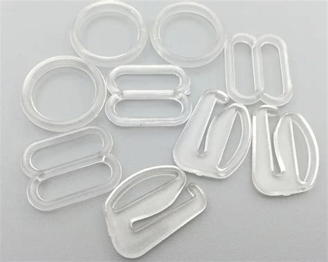 Plastic Bra Sliders Rings G Hooks Adjusters Lingerie Swimwear Etsy