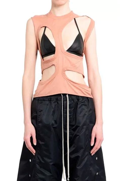 Rick Owens Drkshdw Membrane Top Pink