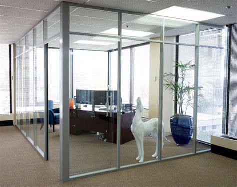 All Glass Wall Office NxtWall View Demountable Glass Walls