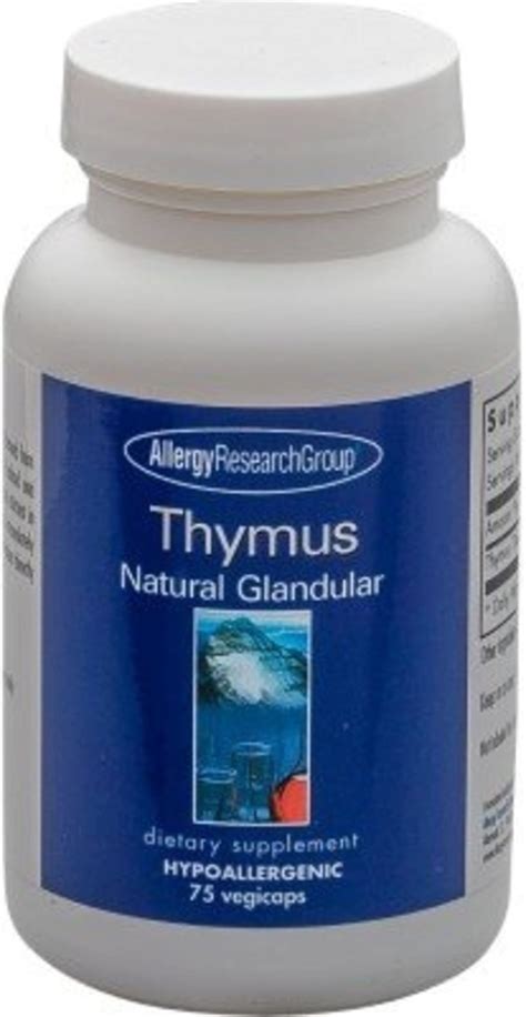 Thymus G Lules Veg Allergy Research Group Boutique En Ligne