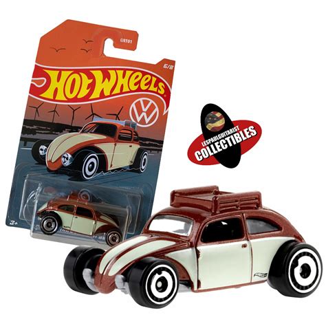 Hot Wheels Custom Volkswagen Beetle Vw Fusca Novo Lacrado Escala Shopee Brasil