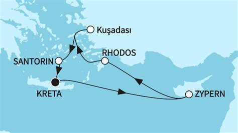 Stliches Mittelmeer Mit Rhodos Kreuzfahrt Ahoi De