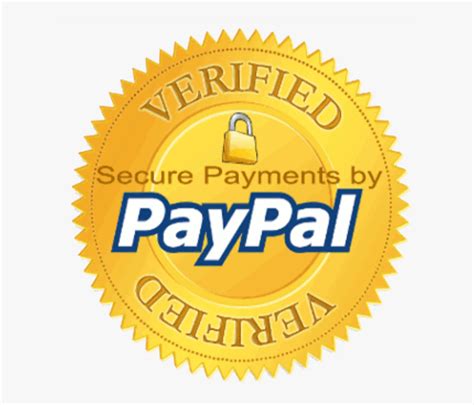 Secure Paypal Logo Png Png Download Paypal Verified Seal Png