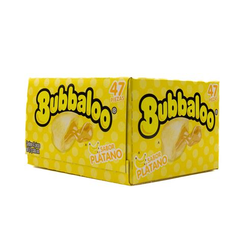 Bubbaloos Mouthwatering Mexican Favorite Bubble Chewing Gum Banana