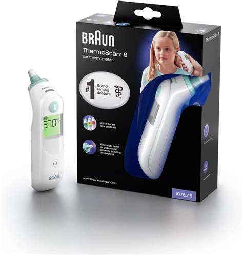 Braun Thermoscan Ear Thermometer Colour Coded Digital Display