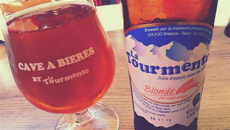 La Tourmente une bière blonde de la brasserie artisanale des Grands Cols