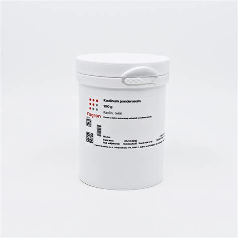 Bijela glina kaolin (Kaolinum ponderosum) - kemig4u