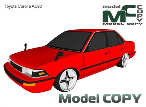 Toyota Corolla Ae92 3d Model 14441 Model Copy Default