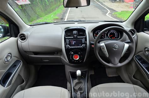 2014 Nissan Sunny Facelift Diesel Review Interiors