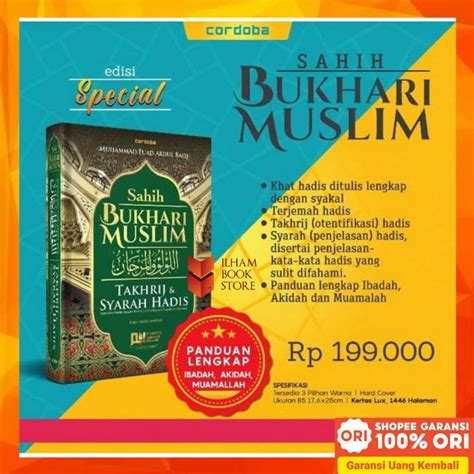 Jual Buku Terjemah Hadits Sahih BUKHARI MUSLIM Panduan Ibadah Akidah