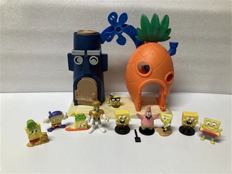 Imaginext SpongeBob SquarePants BIKINI BOTTOM PLAYSET Mix Figures Lot