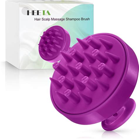 Heeta Hair Scalp Massager Brush Updated Hair Shampoo