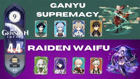 Spiral Abyss 44 Floor 9 C0 Ganyu Supremacy And C0 Raiden Waifu Genshin