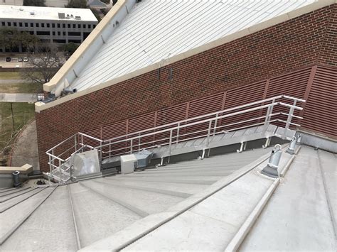 high slope rooftop safety solution  case study