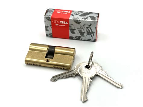 Цилиндровый механизм CISA PRATIC 70мм (личинка), ключ-ключ, 3 кл ...
