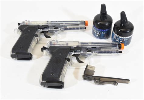 Beretta 92 Fs Spring Airsoft Pistol Clear