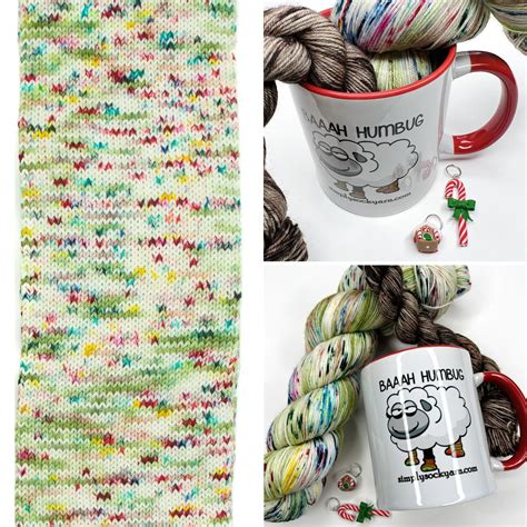 Ssyc Sip And Knit Kit Christmas Simply Socks Yarn Company