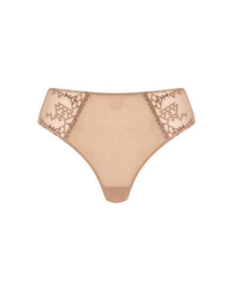Centre Stage Deep Thong Latte Tkd Lingerie