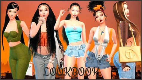 Female Lookbook Cc Links Sims 4 Youtube