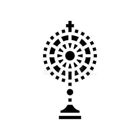Corpus Christi Feast Catholic Holiday Glyph Icon Vector Illustration