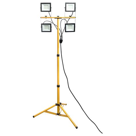 Прожектор на штативе FERON 4*50W 6400К 220V черный IP65, LL-506 48507 ...