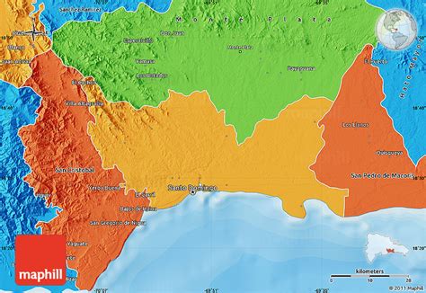 Political Map of Distrito Nacional