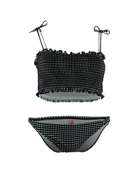 Gingham Bandeau Bikini Urban Passion