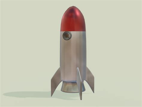 Rocket V1 Free 3d Model Obj Stl Free3d