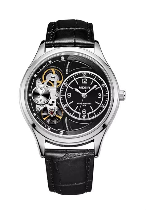 Megir Japan Design Semi Automatic Mechanical Movement Megir Watch