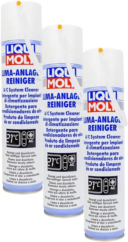 3x Liqui Moly 4087 Air Conditioning Cleaner 250 ml : Amazon.co.uk ...