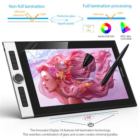 Innovator 16 slimmest portable Display Drawing Tablet | XP-Pen Europe ...