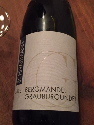 Schnaitmann Lämmler Bergmandel Grauburgunder GG Vivino US