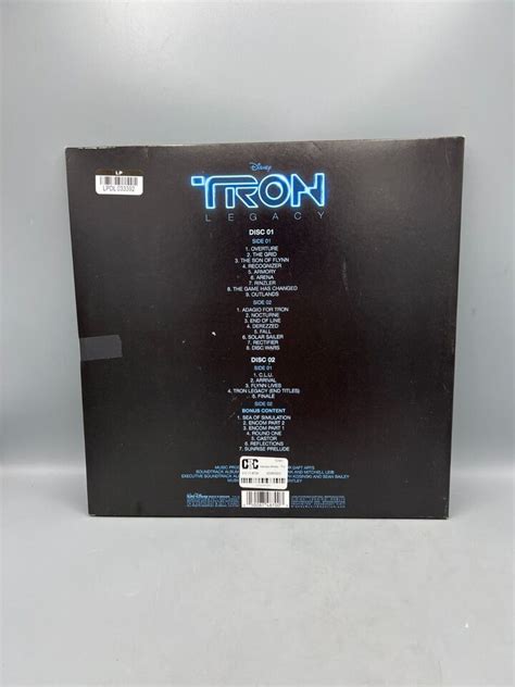 Daft Punk Tron Legacy Soundtrack Exclusive Ltd Blue And Clear Vinyl 2LP