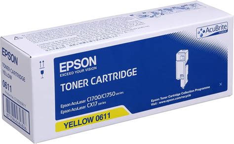 Amazon Epson Toner Cartridge High Capacity X Yellow