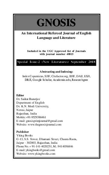 Pdf Masculinities In The Futuristic Space Manjula Padmanabhans