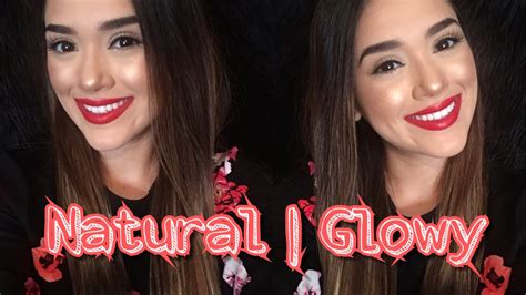 Natural Glowy Makeup Tutorial Jennmadai Youtube