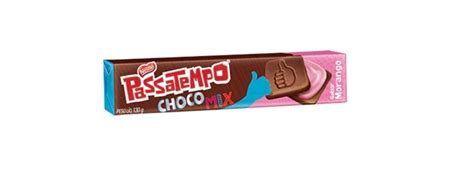 Passatempo Choco Mix Recheado sabor Morango Nestlé Receitas Nestlé