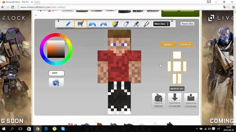 How To Make Minecraft Skin Easy Tutorial Youtube